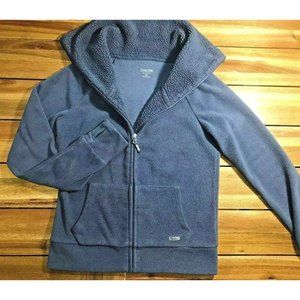 Calvin Klein Performance Quick Dry Gray Fleece Jacket Woman’s Extra Small